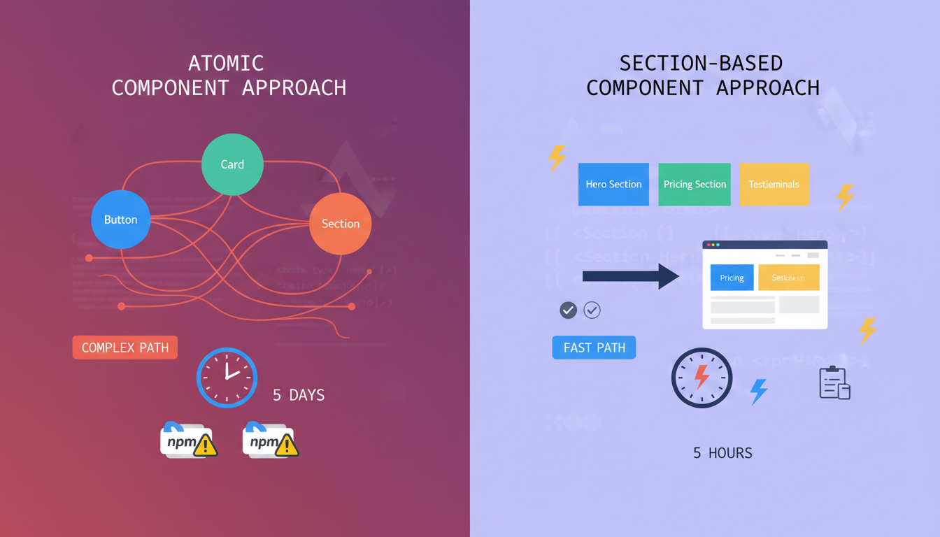 Component approach comparison