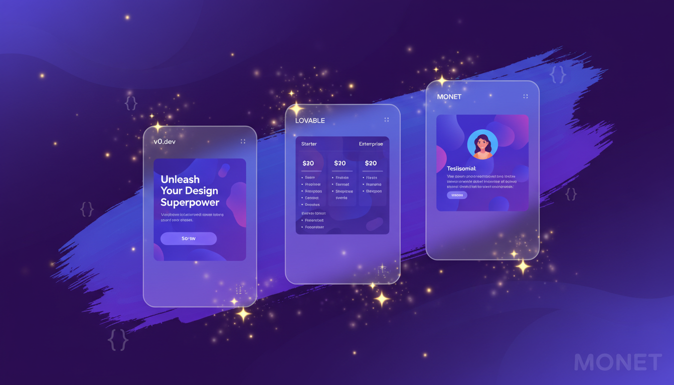 3 Essential Services for Beautiful Design with Vibe Coding | Monet Blog